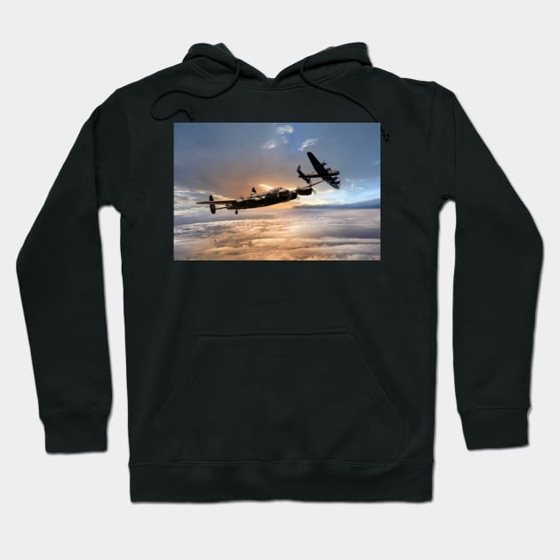 Lancaster Duo Hoodie by aviationart